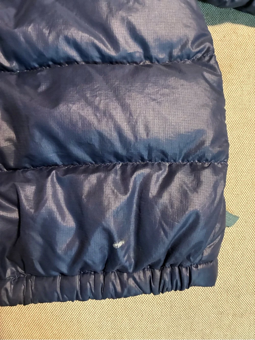 Patagonia Kids Navy and Light Blue Puffer Jacket